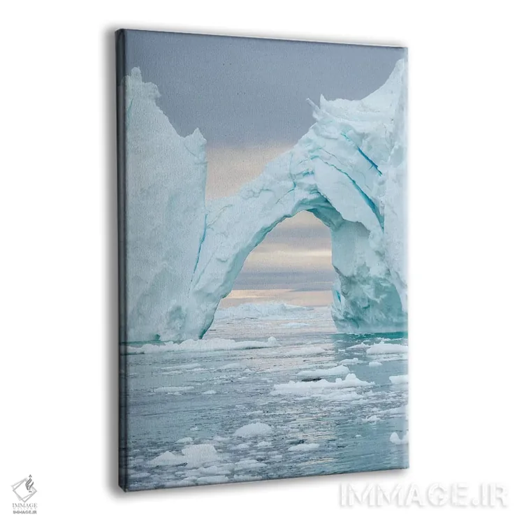 تابلو دکوراتیو Greenland.,یخ دره ایلولیسات در خلیج دیسکو. این یخ دره به عن… اثر مارتین زویک - نمای پرسپکتیو محصول