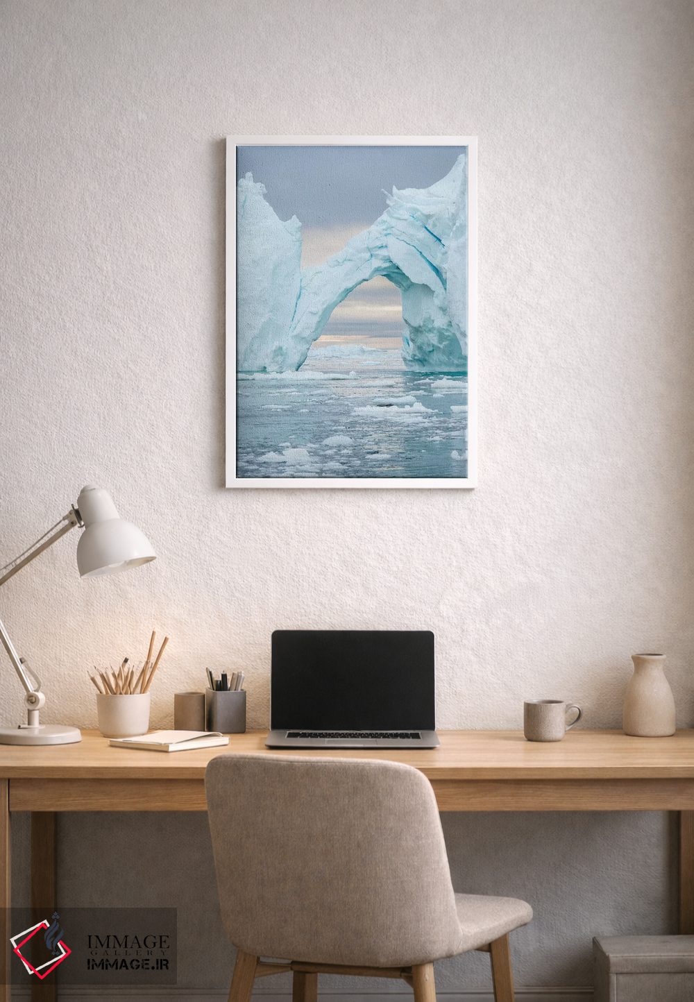 تابلو دکوراتیو Greenland.,یخ دره ایلولیسات در خلیج دیسکو. این یخ دره به عن… اثر مارتین زویک - D1W