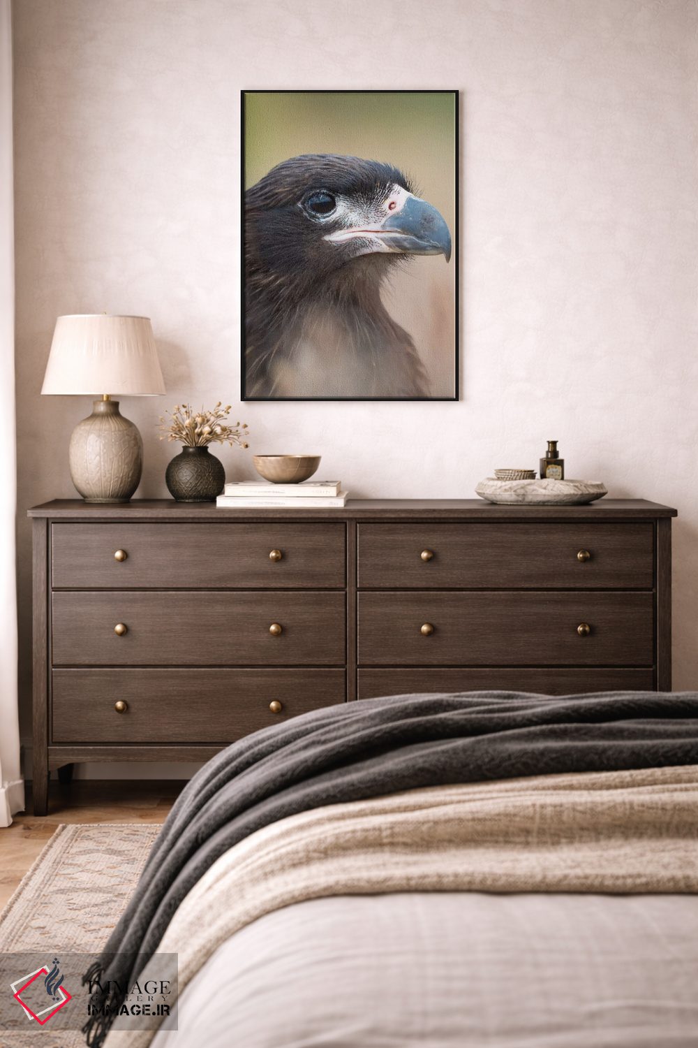 تابلو دکوراتیو Protected, Endemic To The Falkland Islands.,جوجه با پوست رو… اثر مارتین زویک - D5B