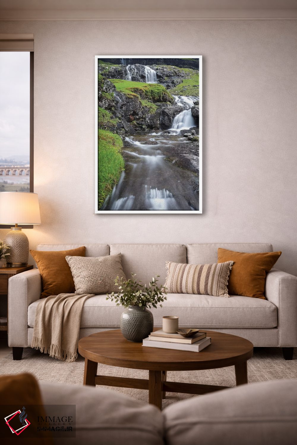 تابلو دکوراتیو Faroe Islands,دره ساکسون، جزایر فارو، دانمارک اثر مارتین زویک - D3W