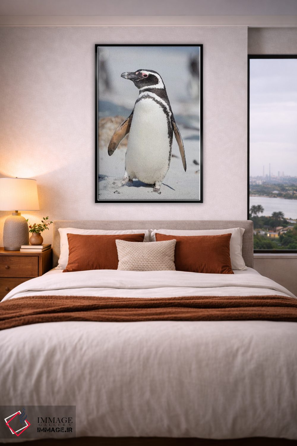 تابلو دکوراتیو Falkland Islands.,پنگوئن ماژلانی، جزایر فالکلند اثر مارتین زویک - D4B