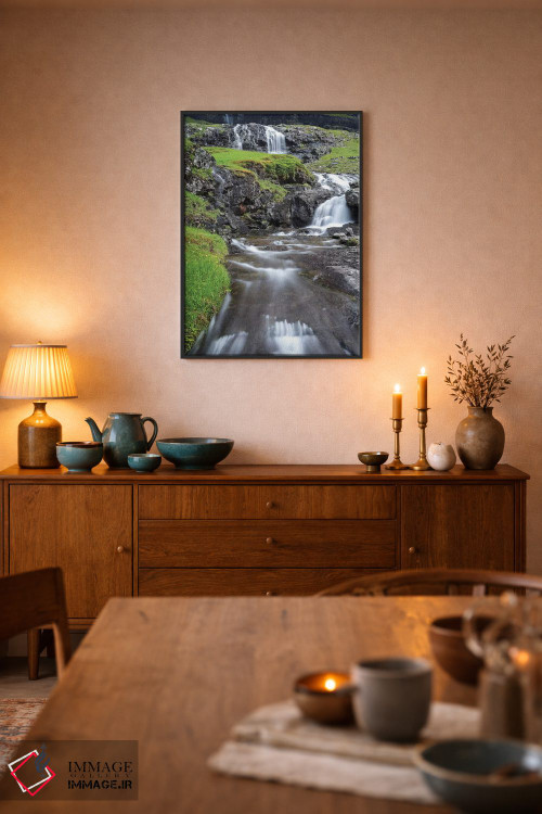 تابلو دکوراتیو Faroe Islands,دره ساکسون، جزایر فارو، دانمارک اثر مارتین زویک - D6B