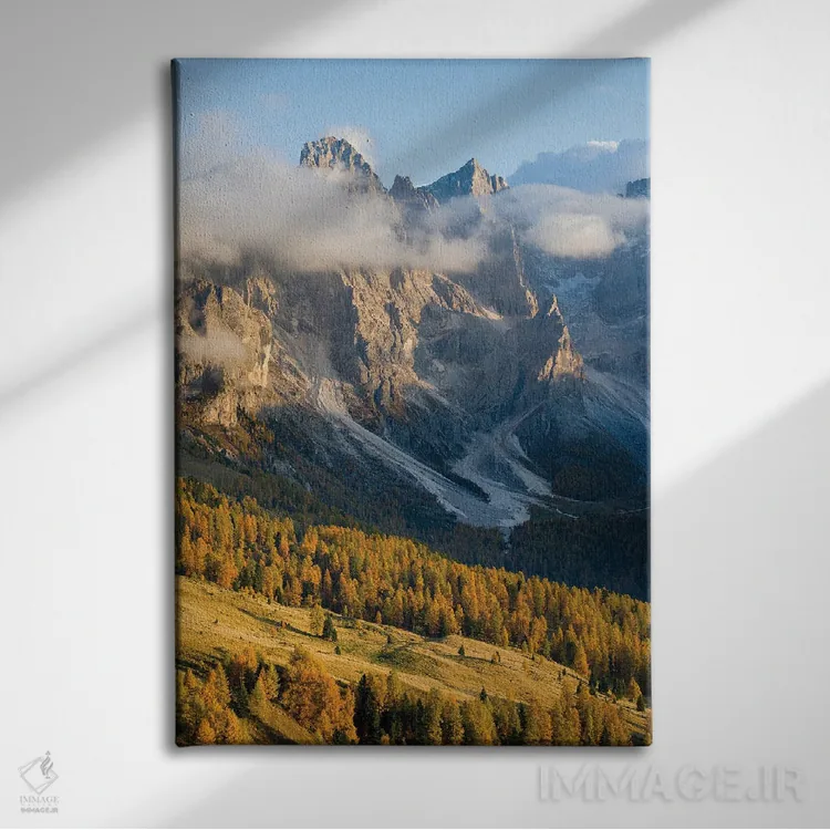 تابلو دکوراتیو Italy,قله های مرتفع مشرف به وال ونه جیا، گروه پالا در دولوم… اثر مارتین زویک - نمای روبهرو روی دیوار