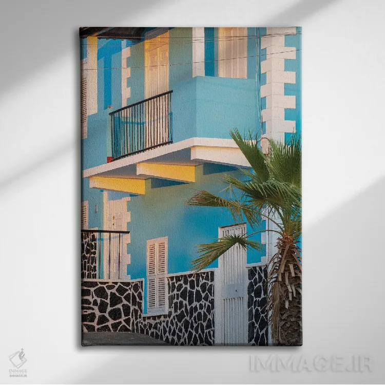 تابلو دکوراتیو the capital of the island. Fogo Island, part of Cape Verde… اثر مارتین زویک - نمای روبهرو روی دیوار
