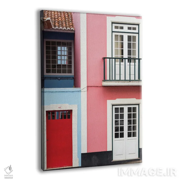 تابلو دکوراتیو نمای سنتی خانه ها در مرکز تاریخی. مرکز تاریخی آنگرا دو هیرو… اثر مارتین زویک - نمای پرسپکتیو محصول