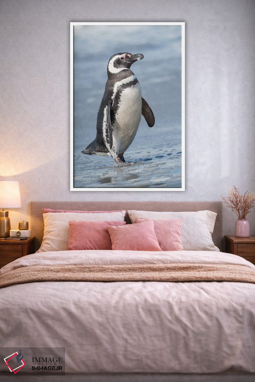 تابلو دکوراتیو Falkland Islands.,پنگوئن ماژلانی، جزایر فالکلند اثر مارتین زویک - D1W