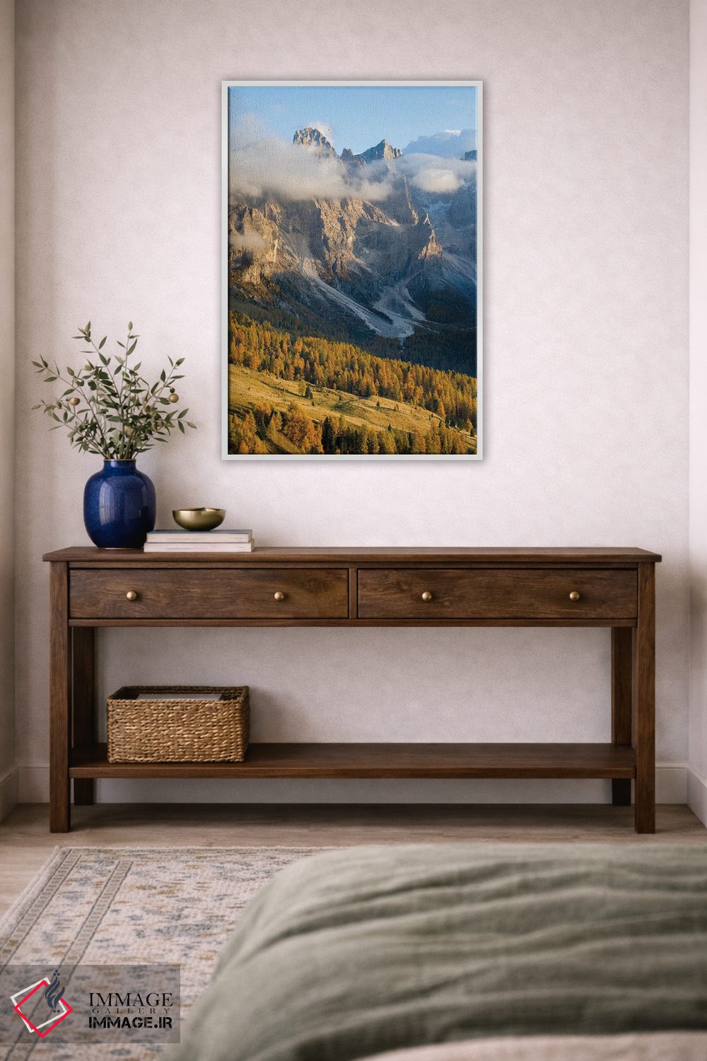 تابلو دکوراتیو Italy,قله های مرتفع مشرف به وال ونه جیا، گروه پالا در دولوم… اثر مارتین زویک - D3W