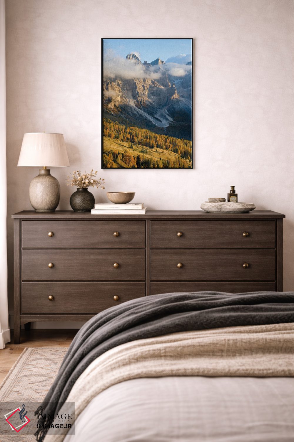 تابلو دکوراتیو Italy,قله های مرتفع مشرف به وال ونه جیا، گروه پالا در دولوم… اثر مارتین زویک - D4B