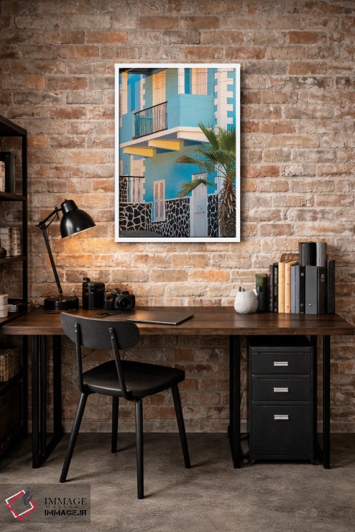 تابلو دکوراتیو the capital of the island. Fogo Island, part of Cape Verde… اثر مارتین زویک - D2W