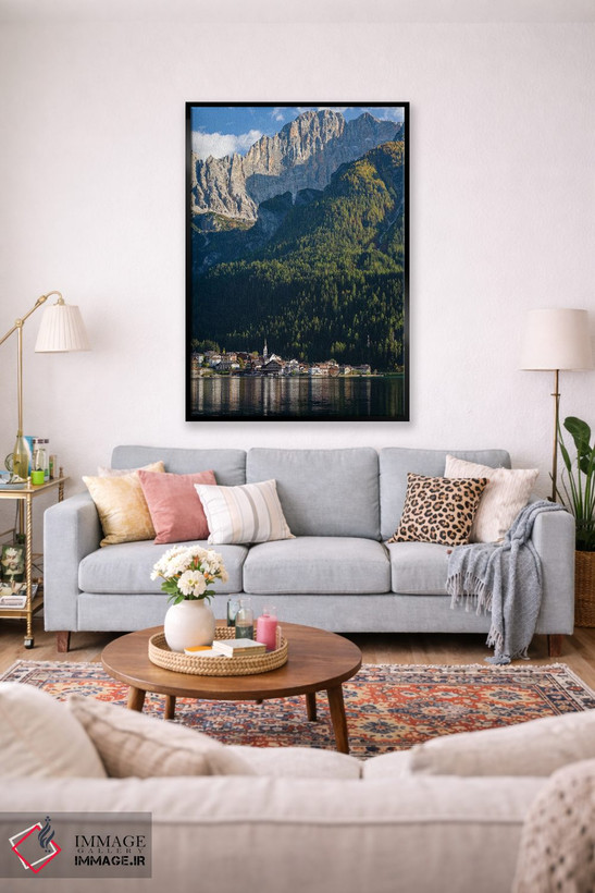 تابلو دکوراتیو an icon of the dolomites in the Veneto, Italy,دهکده آلگه کن… اثر مارتین زویک - D2B