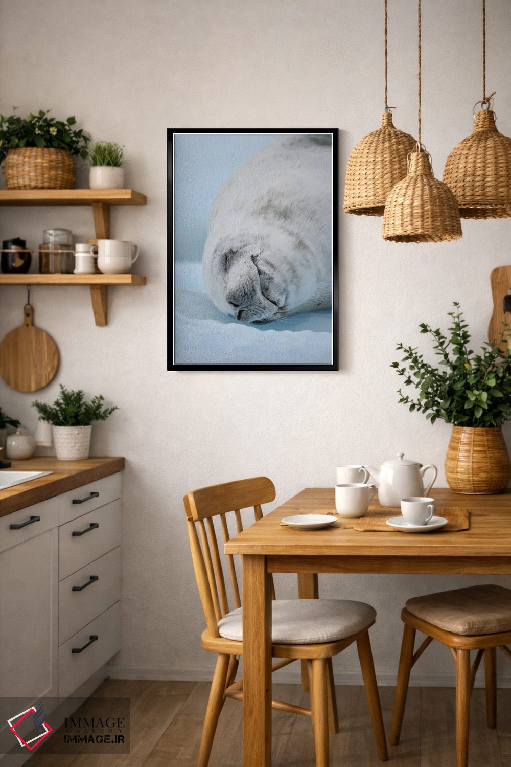 تابلو دکوراتیو Resting On Ice Floe. Antarctica, Antarctic Peninsula, Detai… اثر مارتین زویک - D6B