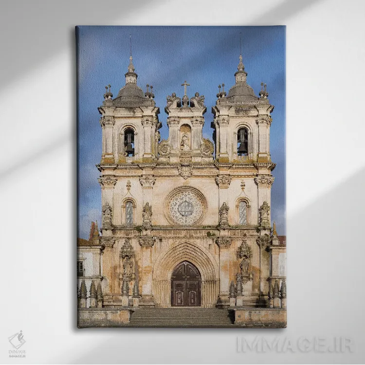 تابلو دکوراتیو Mosteiro de Santa Maria de Alcobaca. Portugal.,صومعه آلکوبا… اثر مارتین زویک - نمای روبهرو روی دیوار