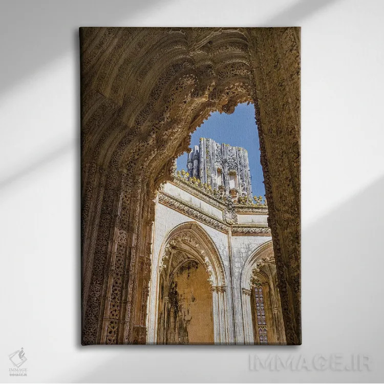 تابلو دکوراتیو Capelas Imperfeitas, in typical Manueline style. Lisboa, Po… اثر مارتین زویک - نمای روبهرو روی دیوار