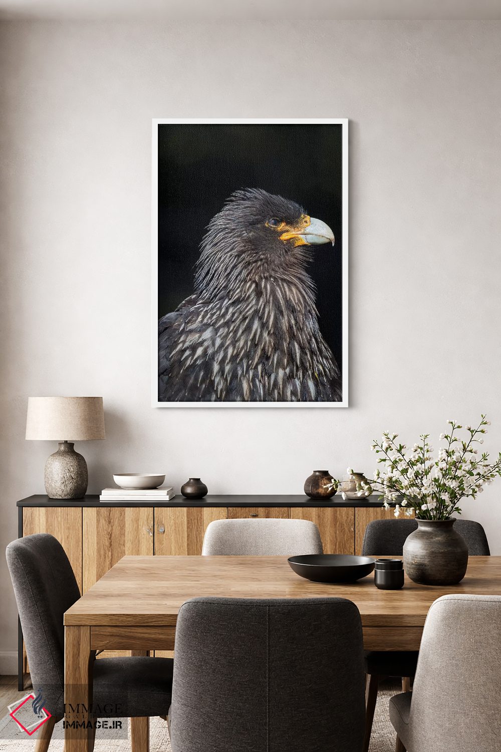 تابلو دکوراتیو protected and highly intelligent bird of prey. Falkland Isl… اثر مارتین زویک - D4W