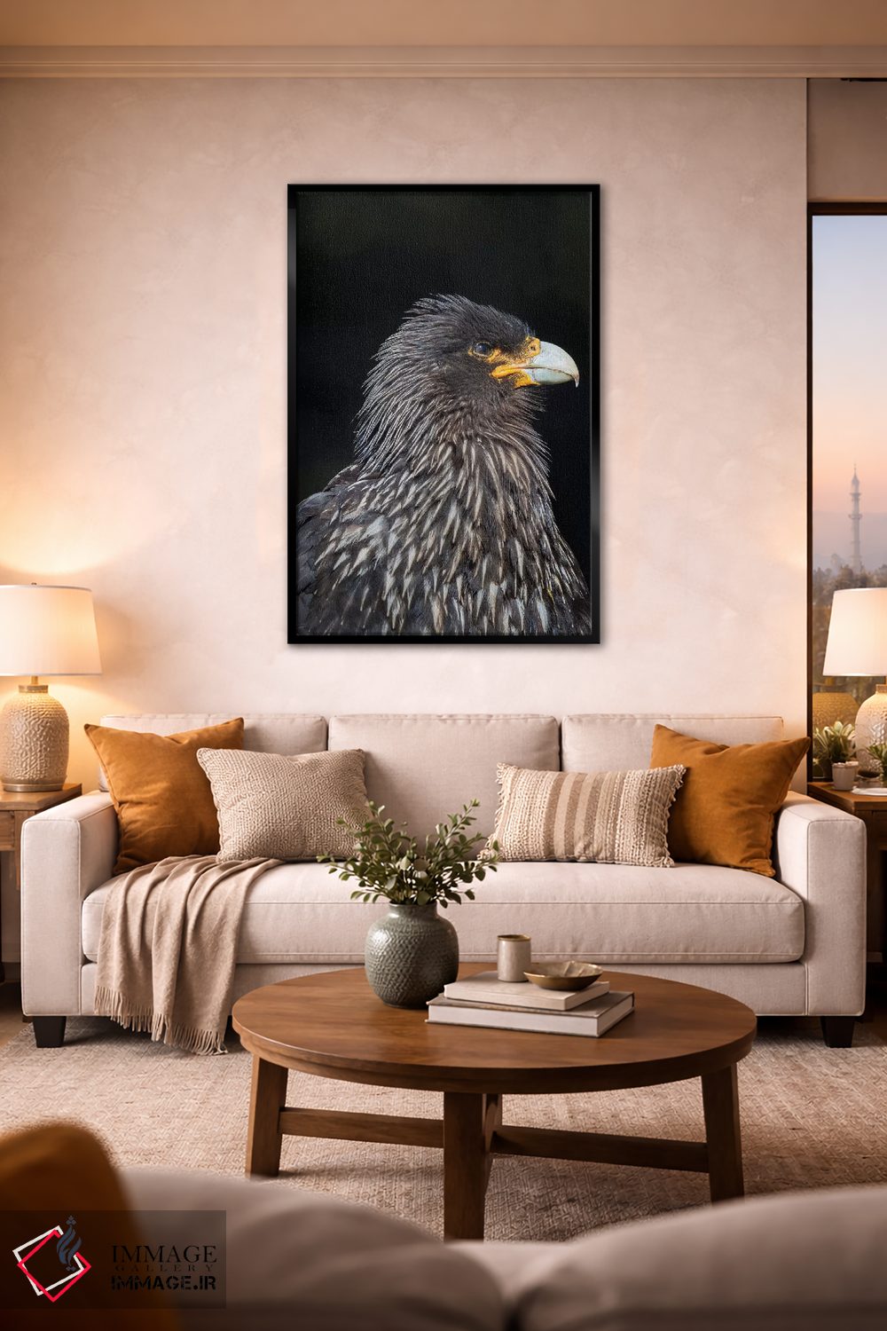 تابلو دکوراتیو protected and highly intelligent bird of prey. Falkland Isl… اثر مارتین زویک - D3B