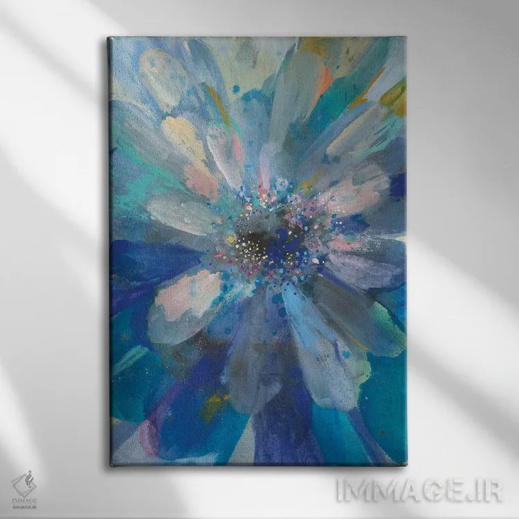 تابلو دکوراتیو شدت یک اثر دان هوی نای - نمای روبهرو روی دیوار