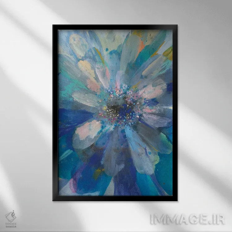 تابلو دکوراتیو شدت یک اثر دان هوی نای - نمای قابدار مشکی