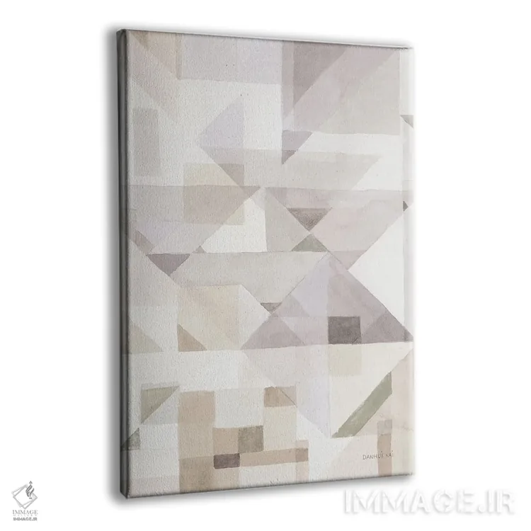 تابلو مینیمال زاویه های آزمایشی سه اثر دان هوی نای - نمای پرسپکتیو محصول