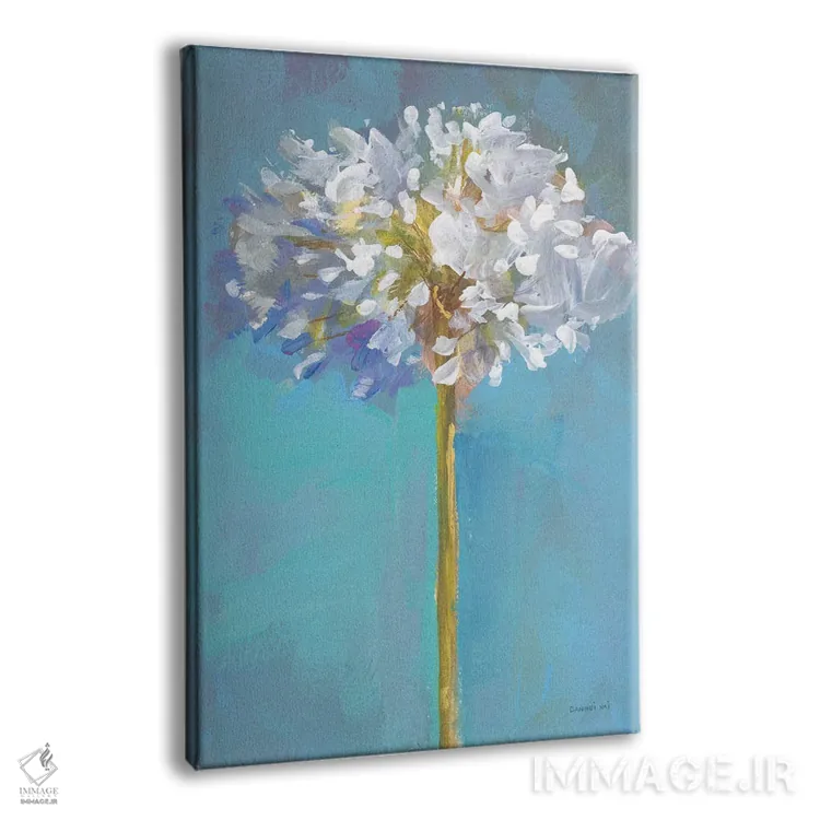 تابلو دکوراتیو گل مدرن سه اثر دان هوی نای - نمای پرسپکتیو محصول