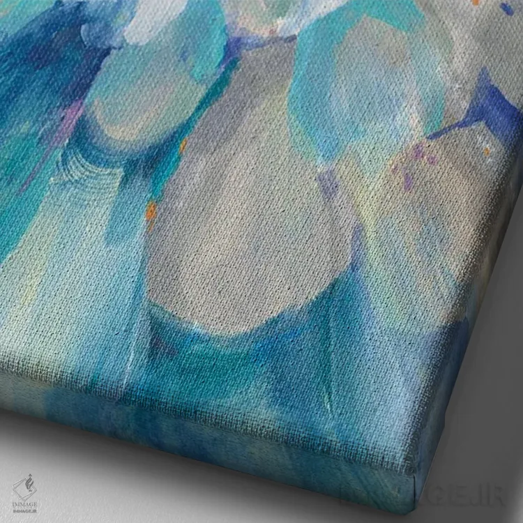 تابلو دکوراتیو شدت دو اثر دان هوی نای - نمای نزدیک بافت بوم