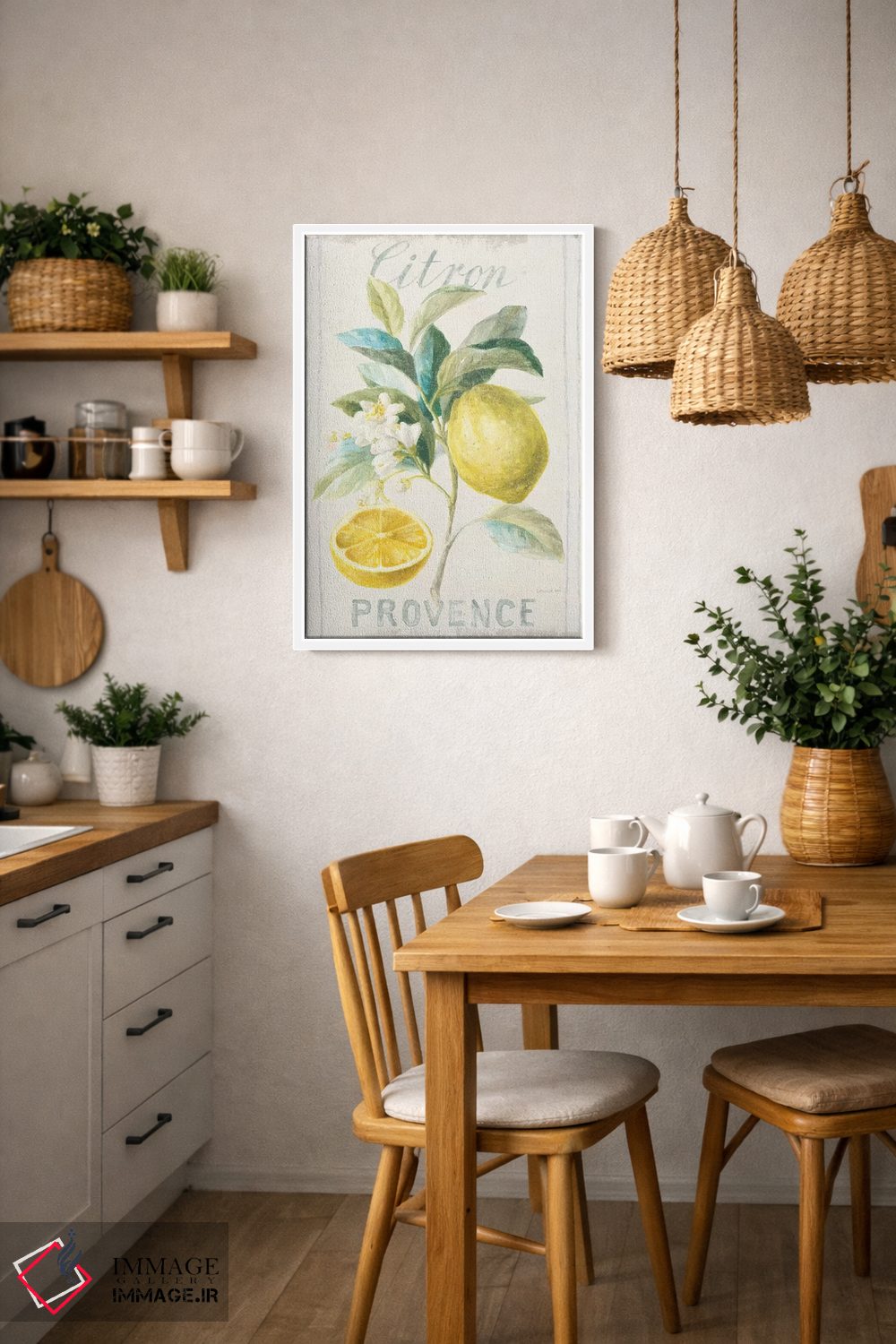 تابلو مدرن لیمو فلورساک چهارم اثر دان هوی نای - D3W