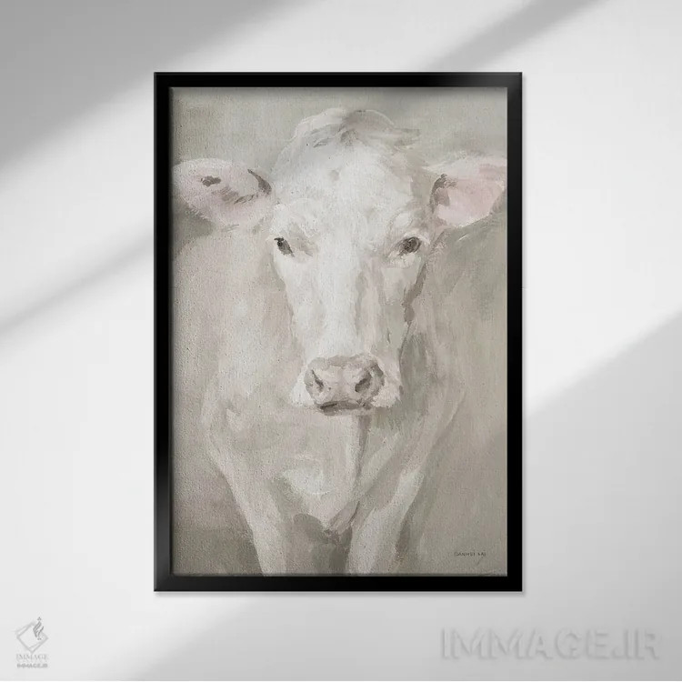 تابلو مدرن فلاسی اثر دان هوی نای - نمای قابدار مشکی