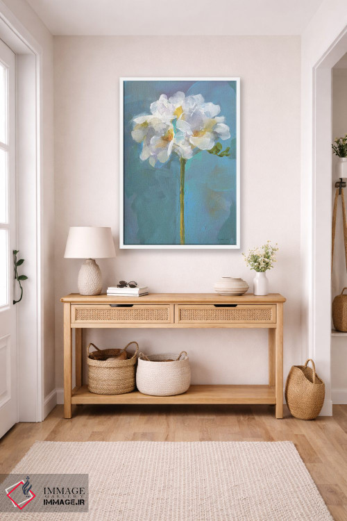 تابلو دکوراتیو گل مدرن چهار اثر دان هوی نای - D4W