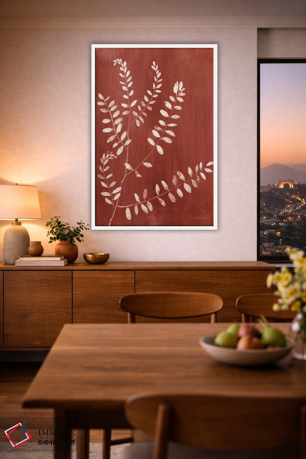 تابلو مینیمال طبیعت ساده ۱ اثر دان هوی نای - D1W