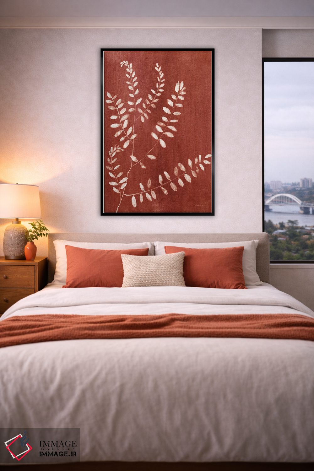 تابلو مینیمال طبیعت ساده ۱ اثر دان هوی نای - D6B