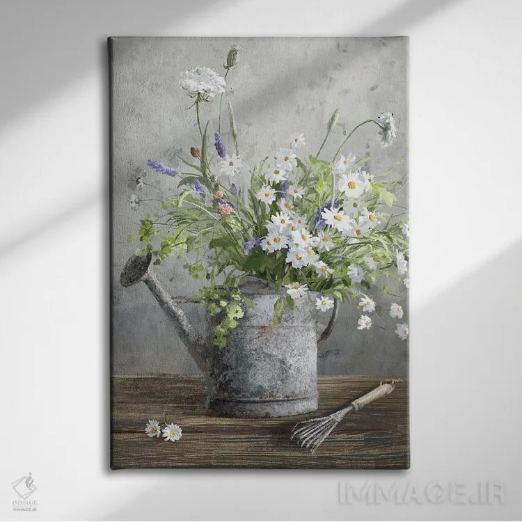 تابلو دکوراتیو باغبانی کلبه ای ۲ اثر دان هوی نای - نمای روبهرو روی دیوار