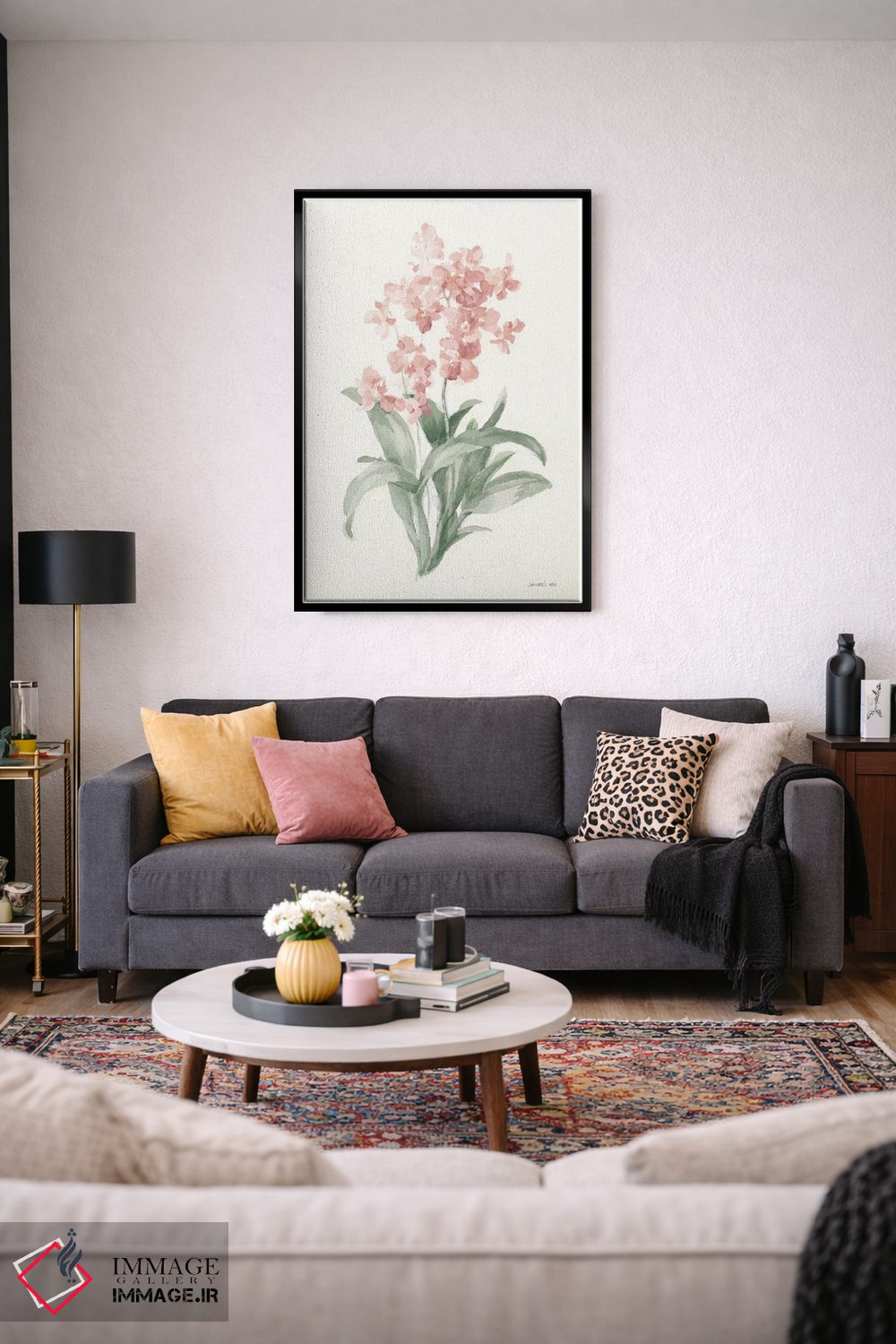 تابلو دکوراتیو ارکیده بهاری یک اثر دان هوی نای - D4B