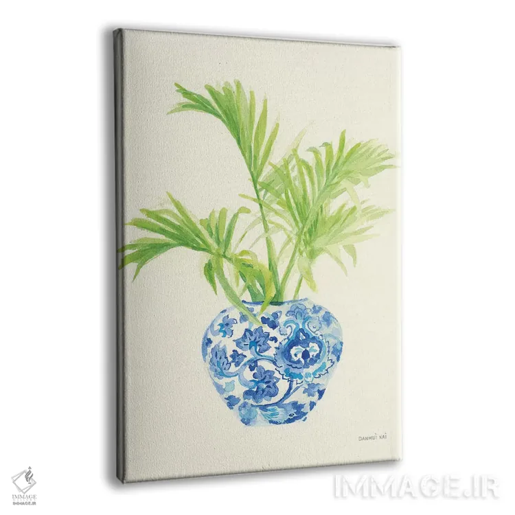 تابلو دکوراتیو نقش نگار چینی نخل ۲ اثر دان هوی نای - نمای پرسپکتیو محصول