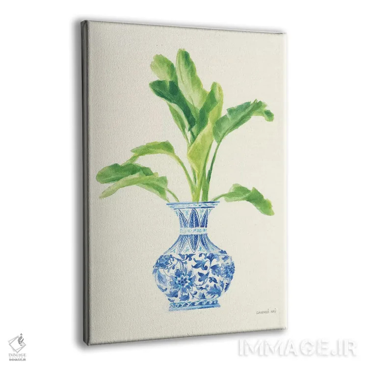 تابلو دکوراتیو نقش نگار چینی نخل ۱ اثر دان هوی نای - نمای پرسپکتیو محصول