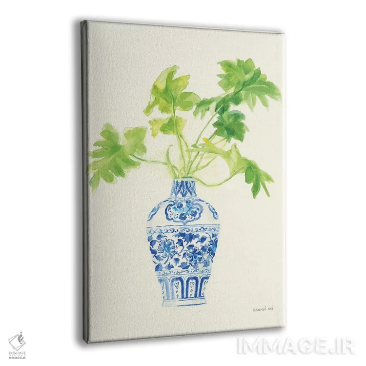 تابلو دکوراتیو نقش نگار چینی نخل ۳ اثر دان هوی نای - نمای پرسپکتیو محصول