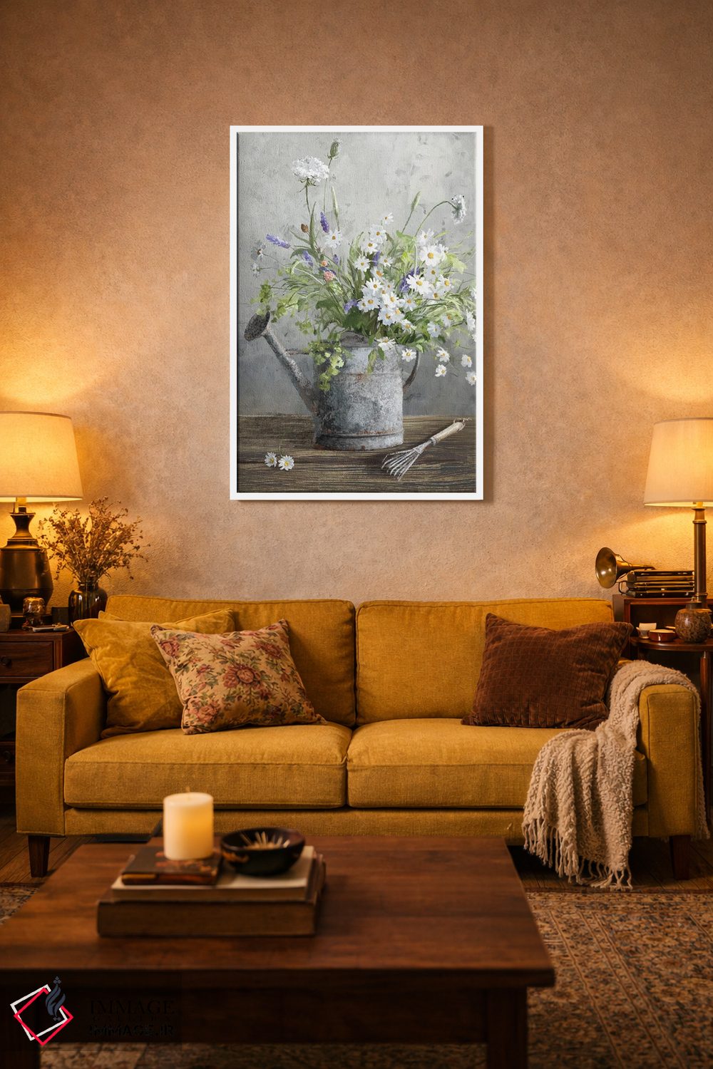 تابلو دکوراتیو باغبانی کلبه ای ۲ اثر دان هوی نای - D2W