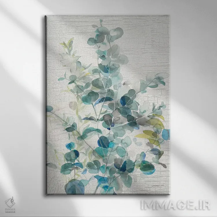 تابلو دکوراتیو اکالیپتوس ۴ اثر دان هوی نای - نمای روبهرو روی دیوار