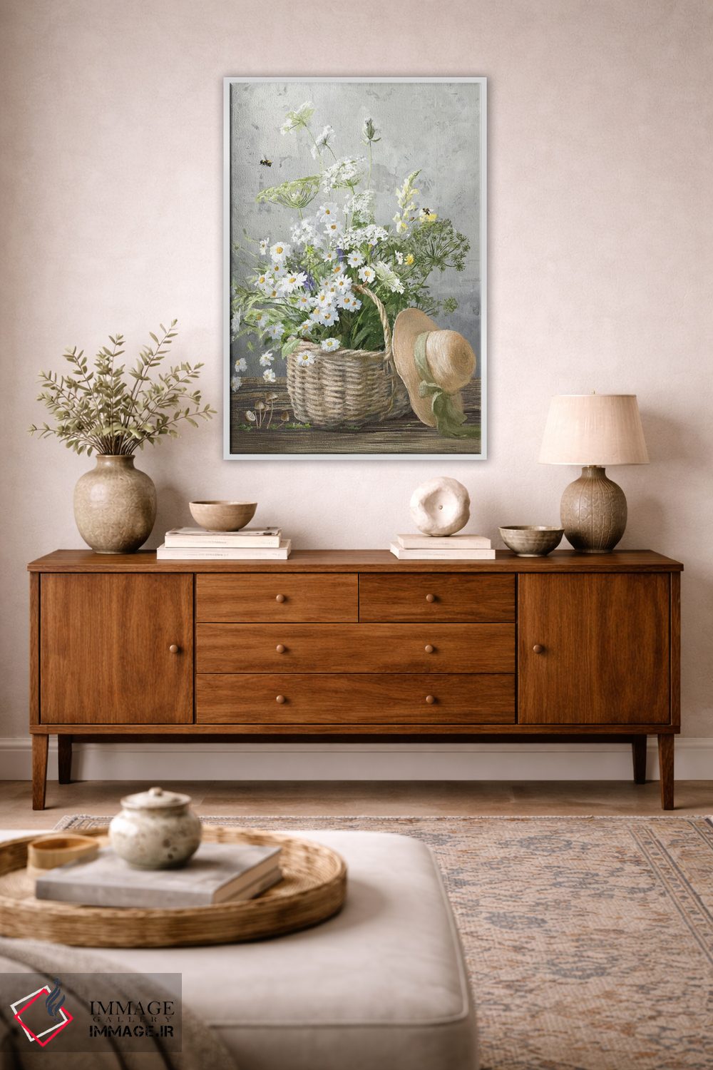 تابلو دکوراتیو باغبانی کلبه ای ۳ اثر دان هوی نای - D3W