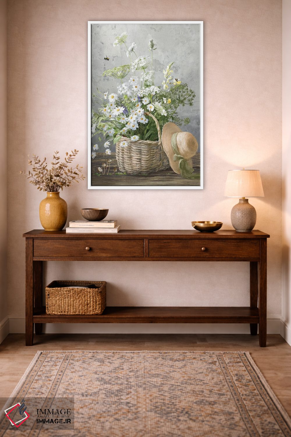 تابلو دکوراتیو باغبانی کلبه ای ۳ اثر دان هوی نای - D4W