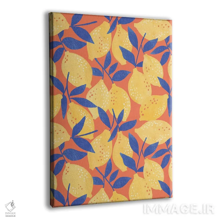 تابلو انتزاعی تفریح تابستانی زیر آفتاب ۱ اثر ناتالی مایلز - نمای پرسپکتیو محصول