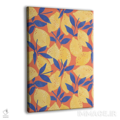 تابلو انتزاعی تفریح تابستانی زیر آفتاب ۱ اثر ناتالی مایلز - نمای پرسپکتیو محصول