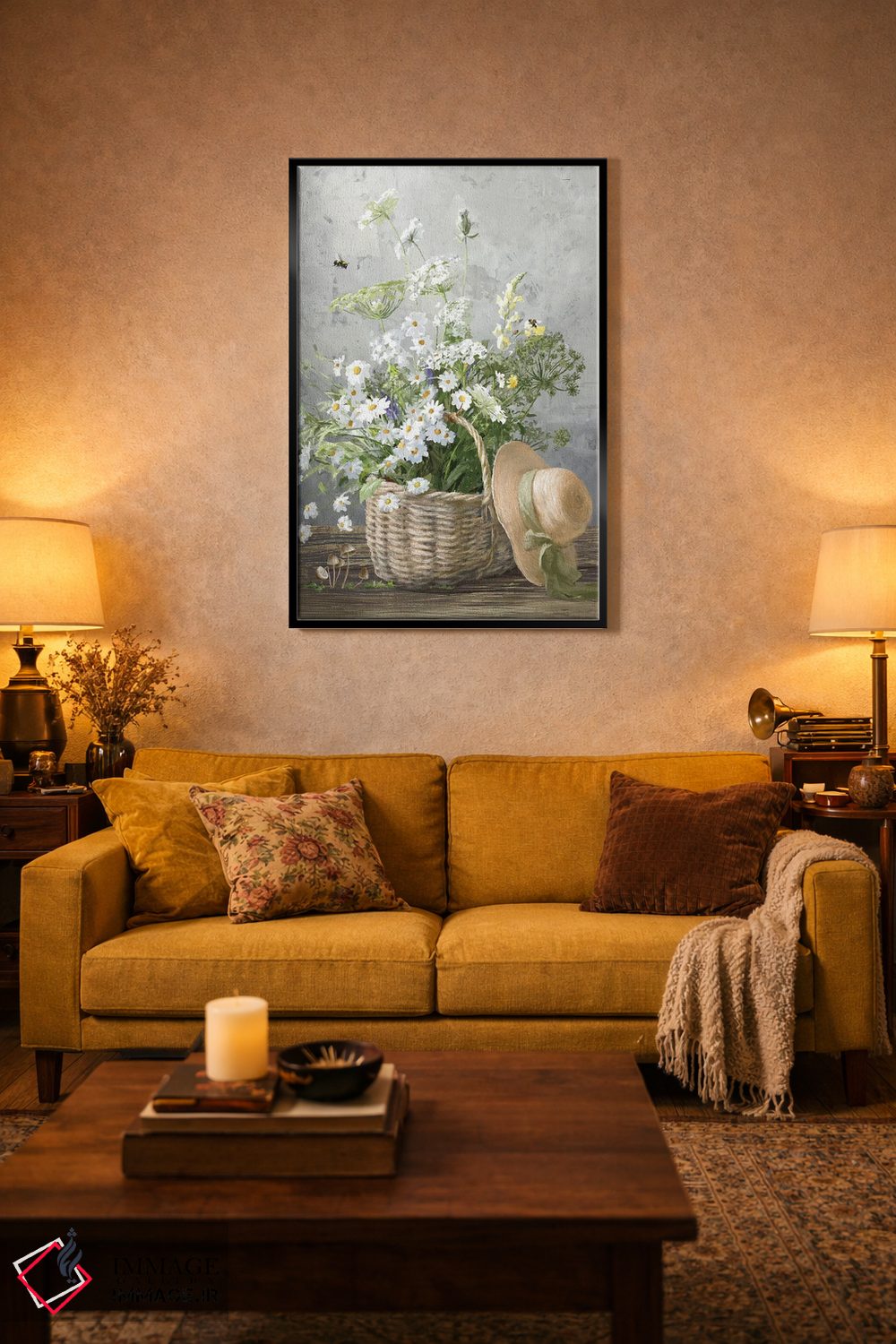 تابلو دکوراتیو باغبانی کلبه ای ۳ اثر دان هوی نای - D6B