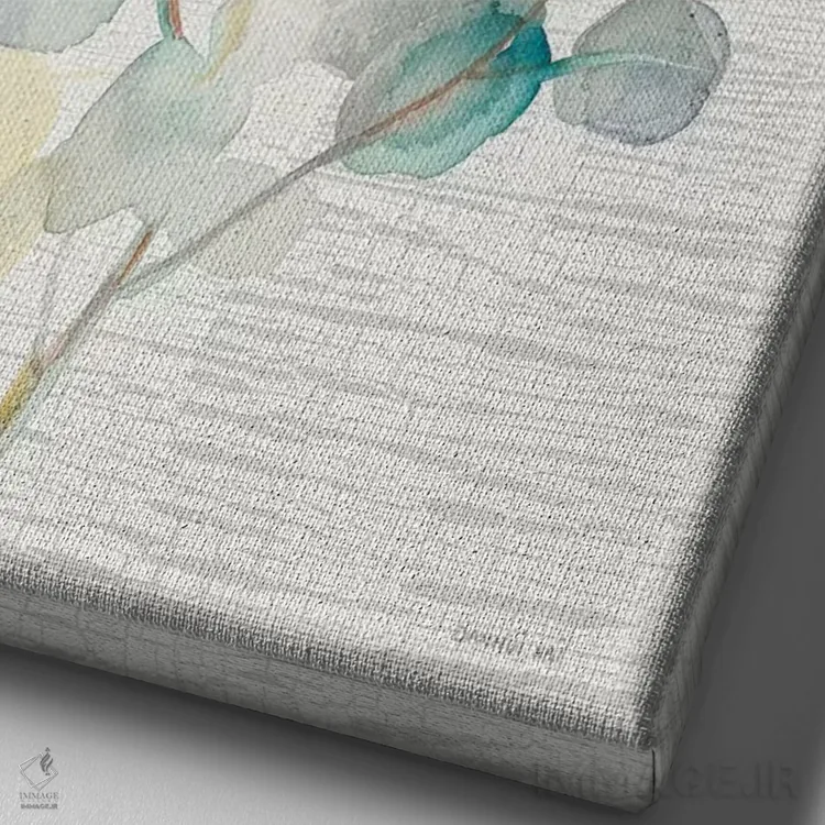 تابلو دکوراتیو اکالیپتوس ۳ اثر دان هوی نای - نمای نزدیک بافت بوم