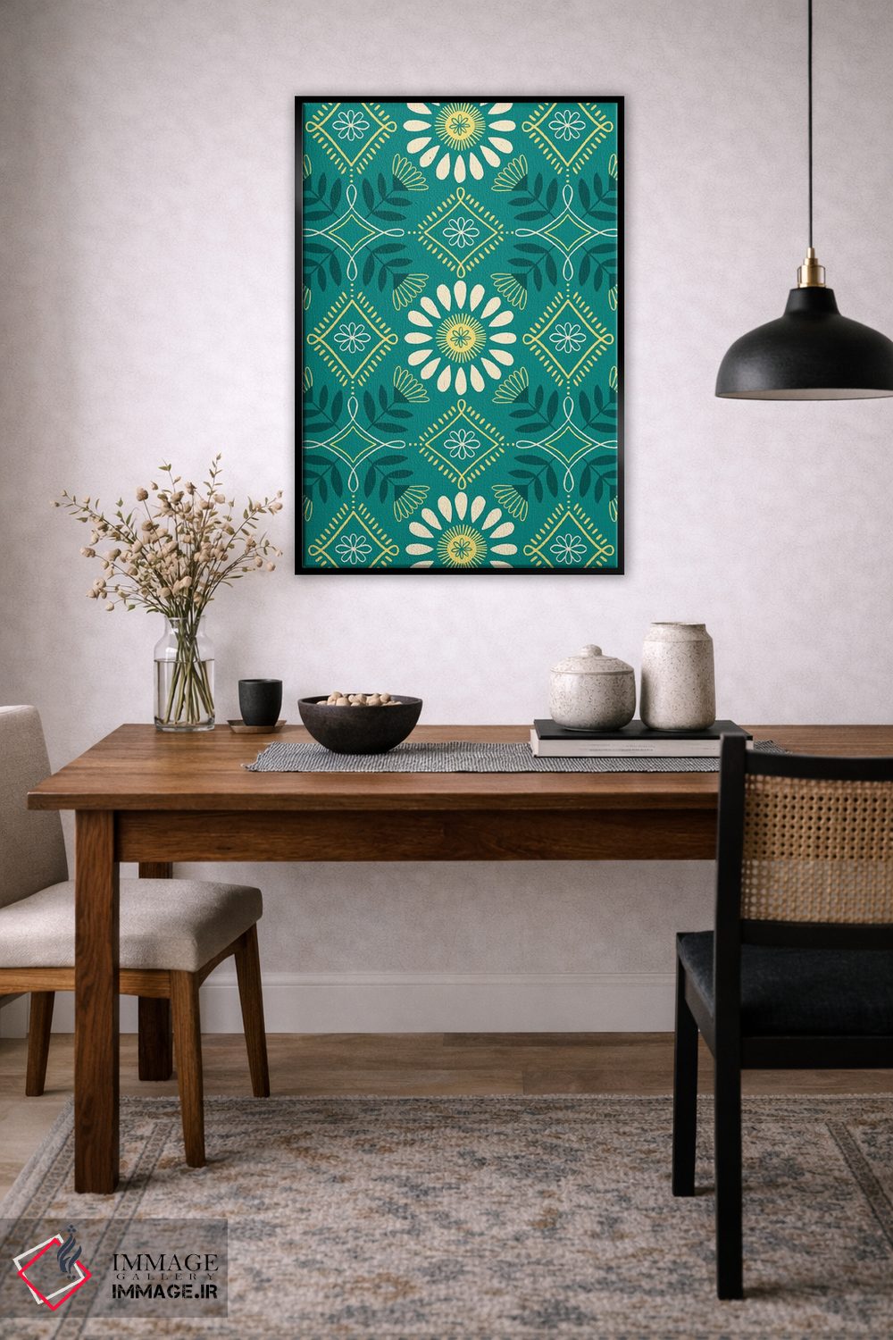 تابلو انتزاعی تفریح تابستانی زیر آفتاب ۸ اثر ناتالی مایلز - D6B