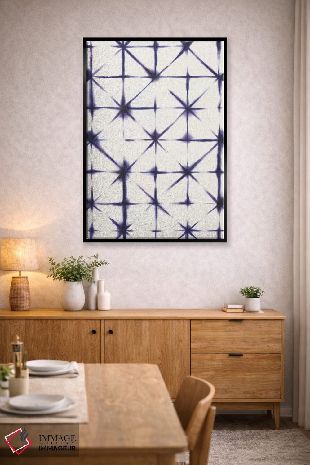 تابلو انتزاعی تفریح تابستانی زیر آفتاب ۹ اثر ناتالی مایلز - D5B