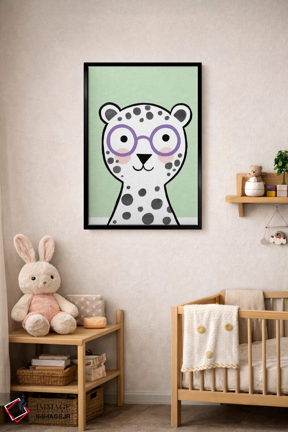 تابلو دکوراتیو عینک های رنگارنگ کودکانه ۱ اثر ناتالی مایلز - D5B