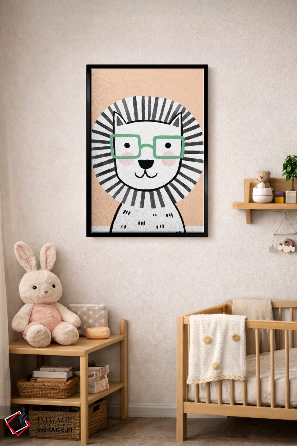 تابلو دکوراتیو عینک های رنگارنگ کودکانه ۳ اثر ناتالی مایلز - D5B