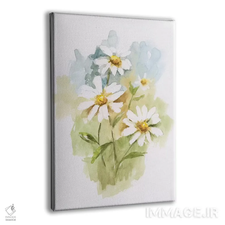 تابلو دکوراتیو مارگریت وحشی یک اثر نان - نمای پرسپکتیو محصول