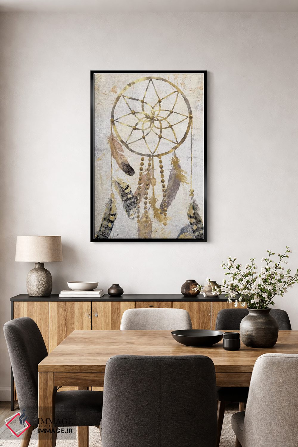 تابلو دکوراتیو گیرنده رویا قبیله ای اثر نان - D5B