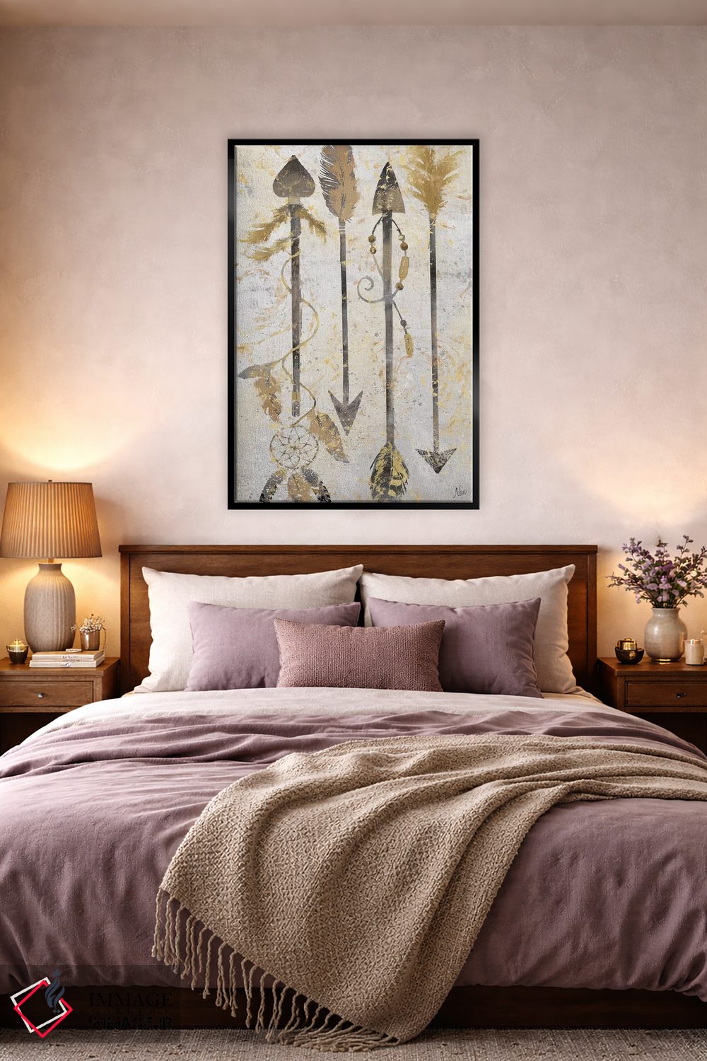 تابلو دکوراتیو تیرهای قبیله ای اثر نان - D3B