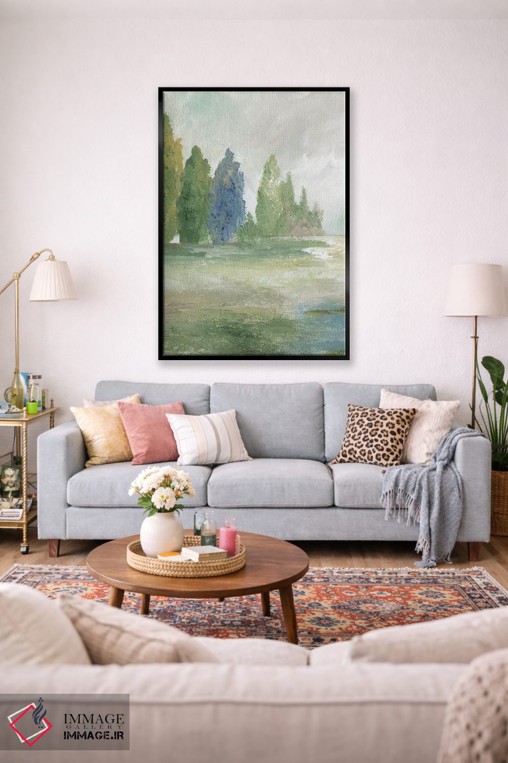 تابلو دکوراتیو دره جواهرگون یک اثر نان - D1B